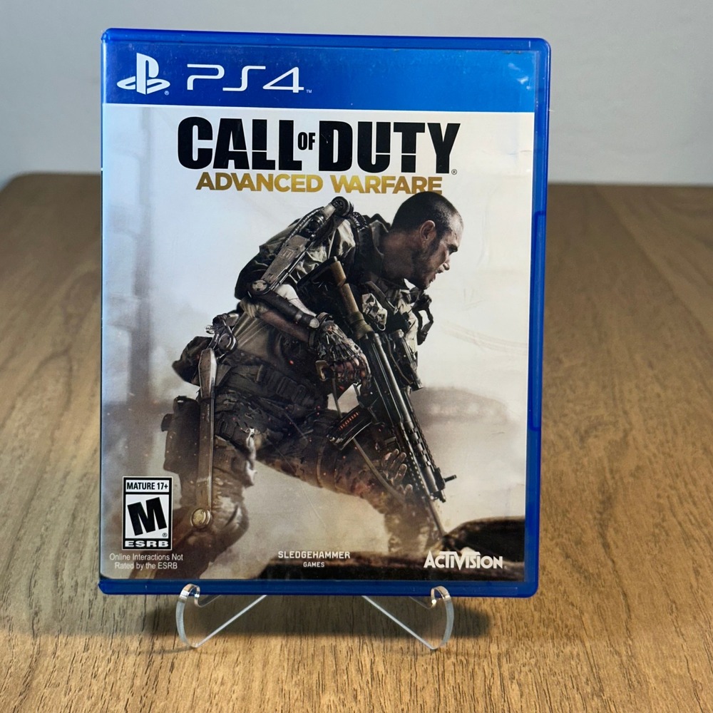 Activision Call of Duty Advanced Warfare PS4 Case Only Blue Replacement Artwork